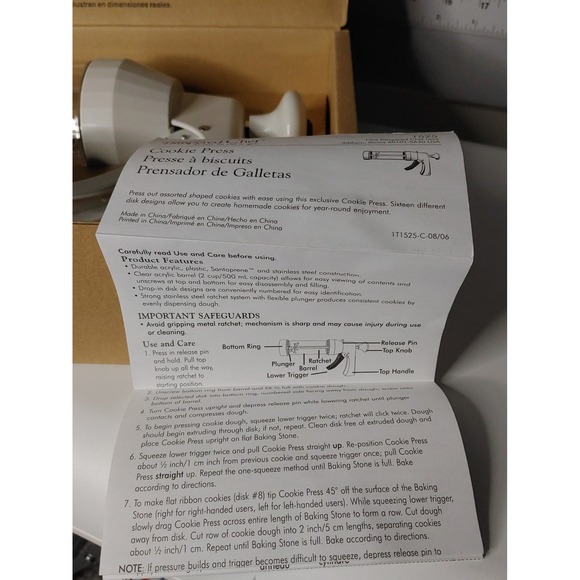 Pampered Chef cookie press - Picture 5 of 5